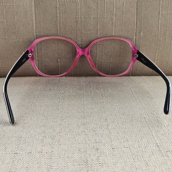 Vera Bradley Women Eyeglasses Sunglasses Frame Big Face Glasses Black/Pink - Picture 11 of 12